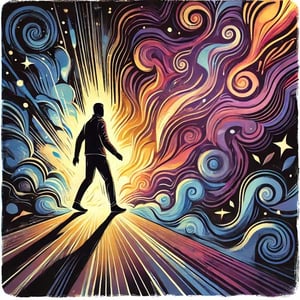 Public-speaker-with-stagefright-stepping-into-the-unknown